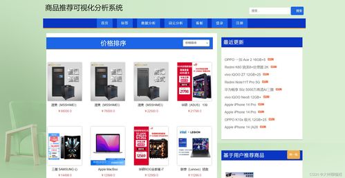 计算机毕业设计 课程设计系列基于python爬虫的商品推荐可视化分析系统